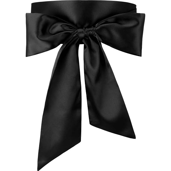 1515 Women Plus Size Satin Silky Obi Belt, Self-tie Wrap Wide Sash Elerevyo Women main image 4