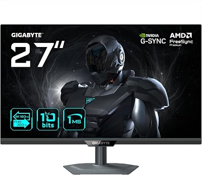 G27UP 27” 4K UHD Gaming-Monitor - Dual-Modus (4K 160Hz oder FHD 320Hz), 3840 x 2160, 1ms, 400 cd/m², FreeSync Premium, HDR10, HDMI 2.1, DisplayPort 1.4