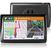 GPS Navigator for Car, 2026 7 inch North America Maps Free Lifetime Updates | 256-16GB Voice Direction Guidance, Support Speed and Red Light Warning, GPS Navigation for Truck, RV,Trucker,Semi Truck,Lorry