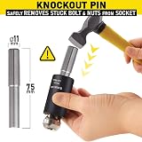 Spurtar 1/2 Drive Twist Socket Set Lug Nut Remover Tool Damaged Bolts 5Pcs view 8