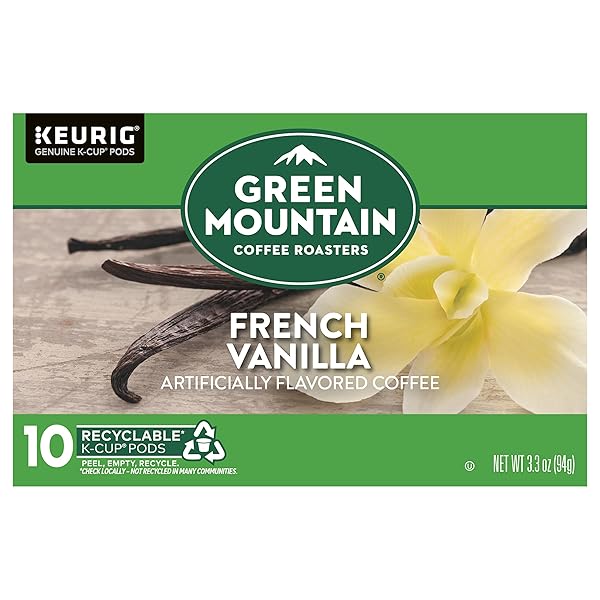 GREEN MOUNTAIN COFFEE ROASTERS, VANILLA FLAVORED COFFEE, 3.3 OUNCE