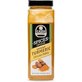 Turmeric Powder 16 oz | Ground Turmeric Spice | Curcuma Powder | 453.6 g | Casta Gourmet