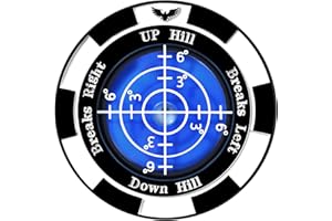 Yobbai SlopeVision Pro Golf Green Reader with Hat Clip, Horizontal Bubble Level & Golf Ball Marker – High Precision Green Reading Aid, Ideal Golf Gift for Men & Women