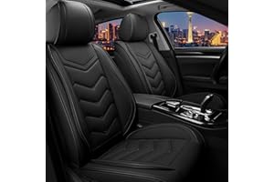 CTDS Car Seat Covers for Honda Civic 2000-2026, Stylish Sport Seat Cover, Premium Nappa Leather Car Seat Cover. Automobile Seat Covers Sets.(Standard 2 Seats/Pure Black)
