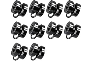 SeDeplacer 10Pcs Black Exhaust Hanger Grommets Compatible with Exhaust System,For Light Duty Hanging Only,For 3/8-in Bolts (D