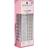 Dashing Diva Gloss Nail Strips 5-in-1 Kit - Best of Sparkles - UV Free, Chip Resistant, Long Lasting Gel Nail Stickers - Contains 110 Wraps, 5 prep Pads, 2 Files