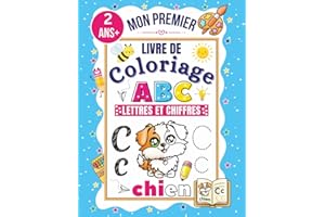 French Alphabet Coloring Book for Kids: Trace, Write, and Color Letters, Words, and Numbers in French