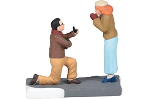 Department 56 Christmas in The City Village Accessories Will You Marry Me Figurine, 2.6 Inch, Multicolor