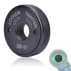 5/8"-11 Thread Angle Grinder Flange Nut, Self
