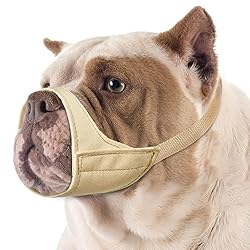 Mayerzon Short Snout Dog Muzzle, Small Muzzle for