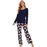 GYS Viscose from Bamboo Women's Pajama Sets Super Soft Long Sleeve Sleepwear Comfy Winter Pjs Sets S-4X