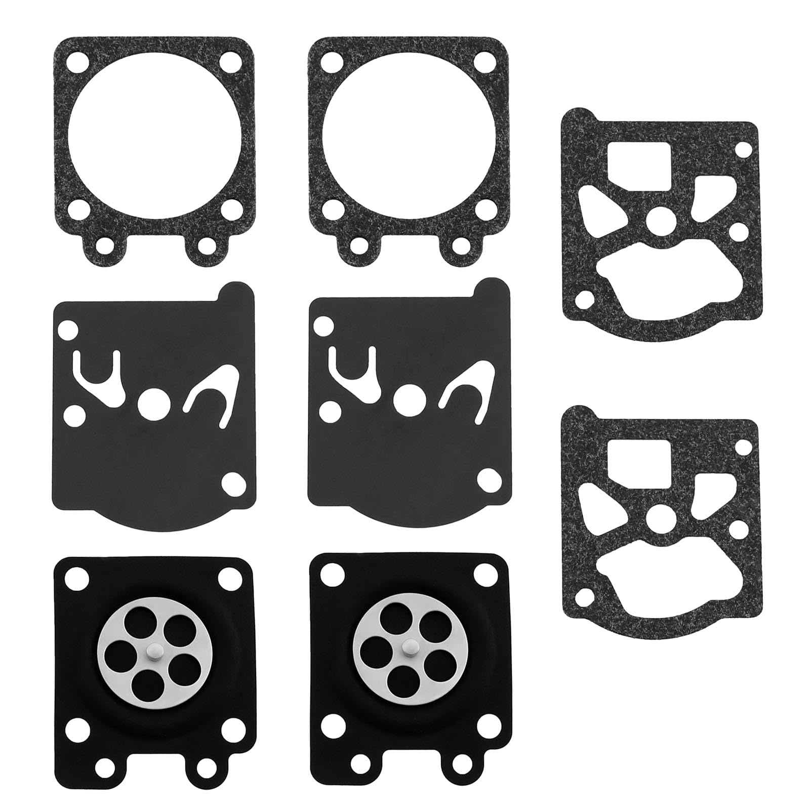 ECSiNG 2 Set Chainsaws Carburetor Diaphragm Repair Rebuild Kit Carburettor Seal and Membrane Kit Compatible with Dolmar PS32 PS35 PS350 PS420 Chainsaws
