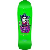 Powell Peralta Chris Hiett Skull 7-Ply Skateboard Deck, Green, 9.5" x 31.13"