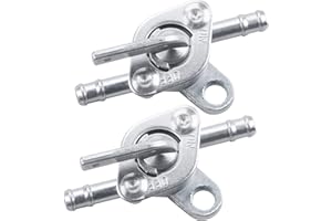 JINGKE 6mm Inline Fuel Tank Tap Valve Petcock On-Off Switch for 50cc 70cc 90cc 100cc 110cc Pit Quad Dirt Bike ATV