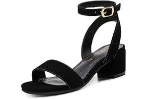 LAURMOSA High Heels for Kids Open Toe Dress Shoes for Girls Ankle Strap Pump Shoes Flower Girl Sandals Wedding Party for Little Big Kids