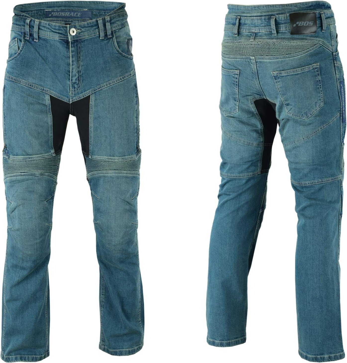 BOSmoto Motorradhose Herren Mit Protektoren - Textil Cargohose Wasserabweisend