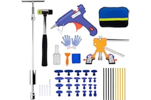 LARLARSA Lararsa Dent Puller Kit - Adjustable Paintless Dent Removal Kit for Cars,Car Dent Remover Puller, Dent Repair Kit with Slide Hammer T-Bar,Dent Puller Lifter,Refrigerator Door Ding Repair, Hail Dent