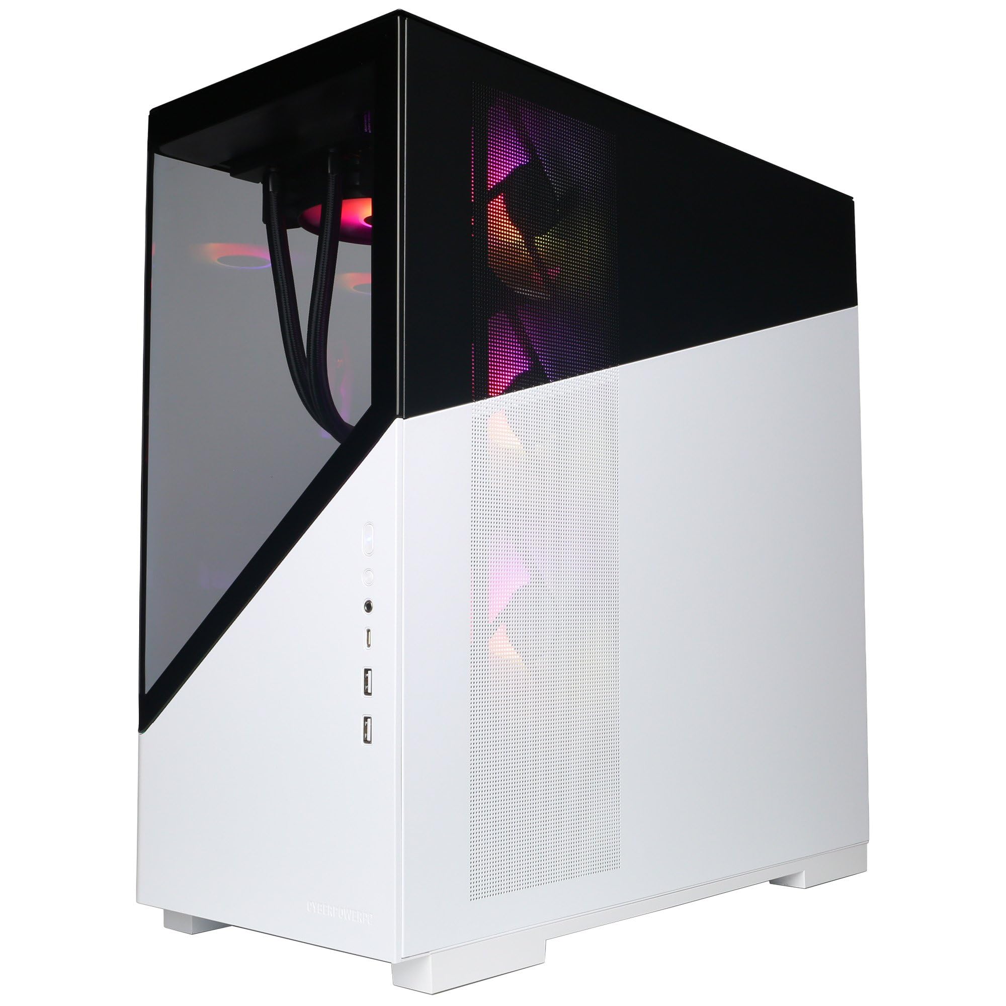 Cyberpowerpc Luxe Gaming Pc - Intel Core Ultra 7 265Kf, Nvidia Rtx 5070 Ti 16Gb, 32Gb Ram, 2Tb Nvme Ssd, 750W 80+ Psu, Wi-Fi, Liquid Cooling, Windows 11, Amethyst Curve Rgb - View 6