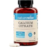 NatureWise Calcium Citrate 300mg Capsules - Supplement for Bone Health - Easy to Digest &amp; Well-Absorb - Vegan, Non-GMO, Gluten-Free - 180 Capsules[90-Day Supply]