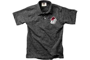 Wes and Willy Youth Boys/Girls College Sports Fan Short Sleeve Polo Cloudy Yarn