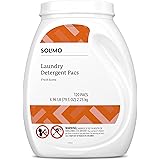 Amazon Brand - Solimo Laundry Detergent Pacs, Fresh Scent, 120 Count