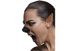 Fxe Faux Studio Werewolf Nose and Ears Set Halloween Latex Prosthetic Appliance.