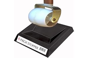 iPrimio Furniture Bed Wheel Stopper, Solid Rubber Caster Cups for Hardwood Floors, Chair Stoppers, Non-Slip Pads - Wheel Stoppers for Rolling Furniture, Bed Frame, Office Chair, Couch (6 Pack)