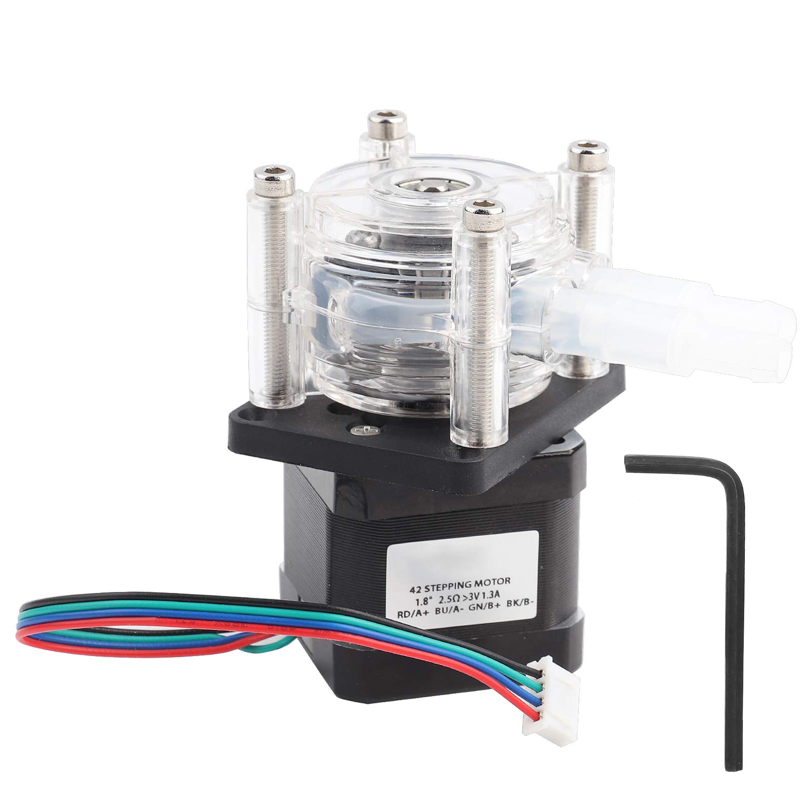 Fafeicy Peristaltic Dosing Pump Self Priming for Aquarium Lab Analytical 6-30V