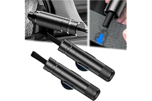 YOUSHEME Breeker Brand Glass Breaker, Safehammer Glass Breaker, Car Emergency 2-in-1 Window Breaker & Seat Belt Cutter, Emergency Escape Tool,Car Window Breaker and Seat Belt Cutter(2pcs black)