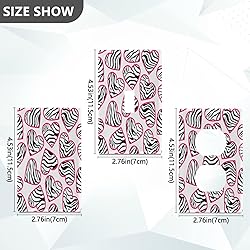 Zebra Print Hearts Decorative Blank Wall Plates for