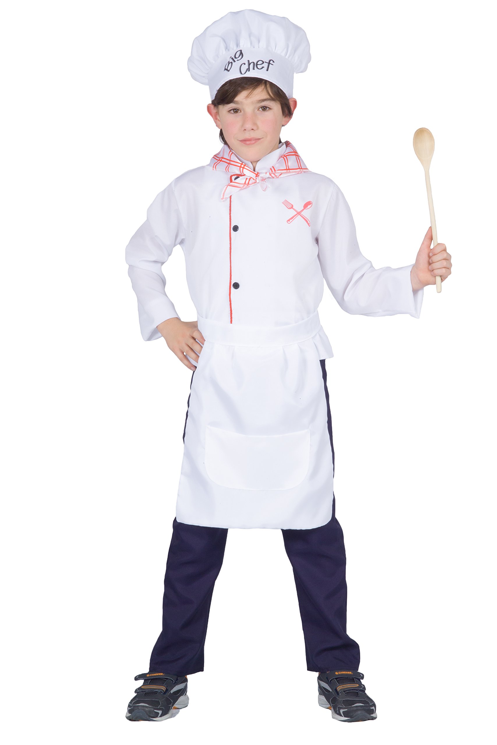 Flowers Paul 61230.l – Little Chef Costume Child 7-9 anni Bianco