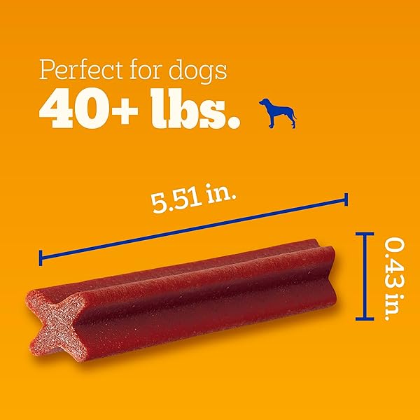 PEDIGREE DENTASTIX LARGE DOG TREATS, BACON FLAVOR, 1.67 LB. BAG (32 TREATS)