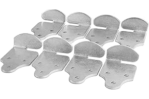 JOYOKYOPK 8 PCS Utility Trailer Rack Corner Latch Connector Bracket Trailer Wood Sides Brackets Stake Body Gates Corner 4 Sets (8 PCS)
