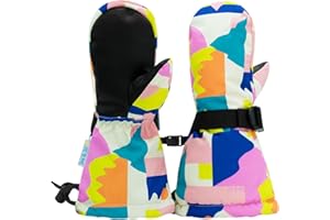 JAN & JUL Girls’ Insulated Waterproof Snow Mittens for Toddler and Kids