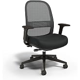 Workplace 2.0 Ergonomic Task Chair, Mesh, Lumbar Support, Black | Adjustable height seating designed for everyday comfort in office settings.