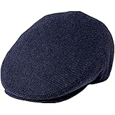 JANGOUL Men Wool Blend Ivy Newsboy Cap Tweed Gatsby Cabbie Flat Hat