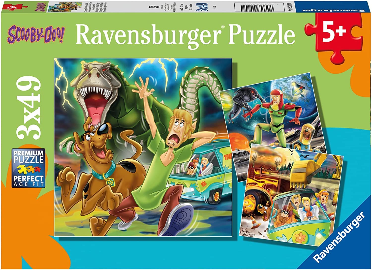 Ravensburger Scooby Doo 3 x 49 Piece Jigsaw Puzzles for Kids Age 5 Years Up