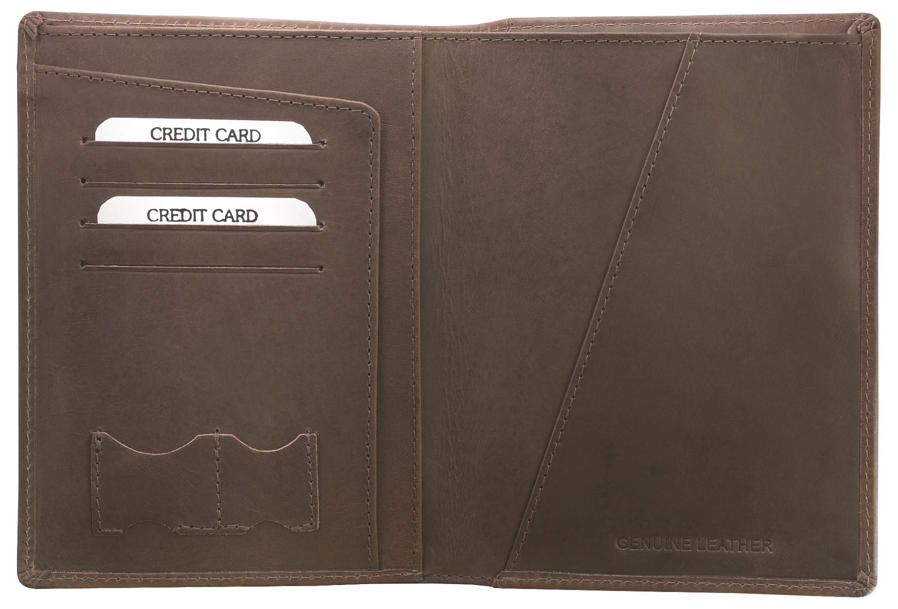KORUMA - RFID Travel Wallet Organiser - Leather Document Holder - Multiple Passport and Document Holder case - Travel Documents Organiser, RFID Passport Protector