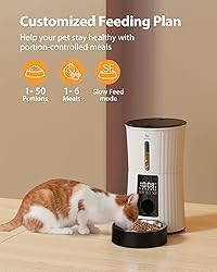 Petory Timed Automatic Cat Feeders - 4L Programable
