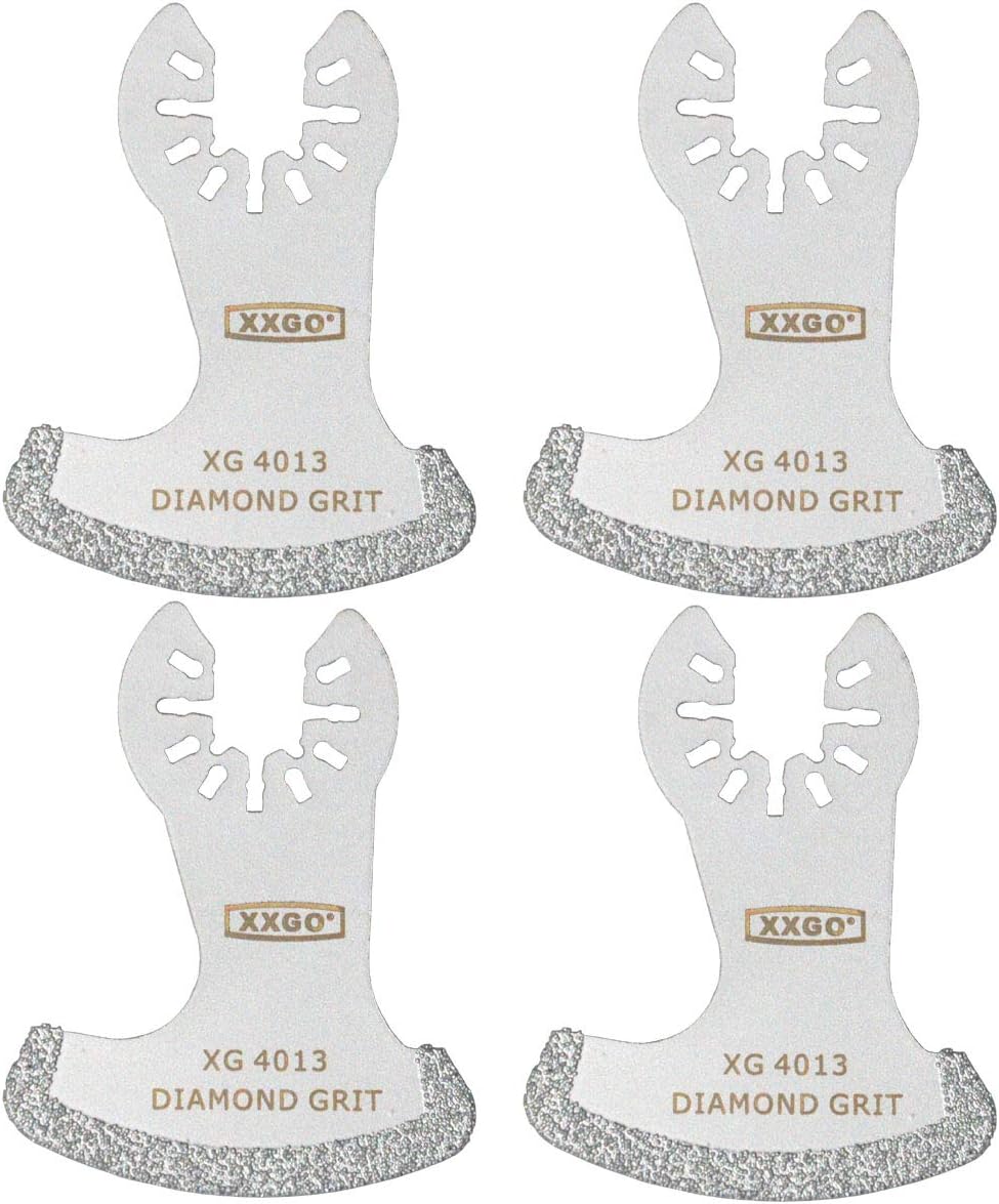 XXGO 4 Pcs Diamond Multitool Grout Removal Blades XG4001SU 1/8"