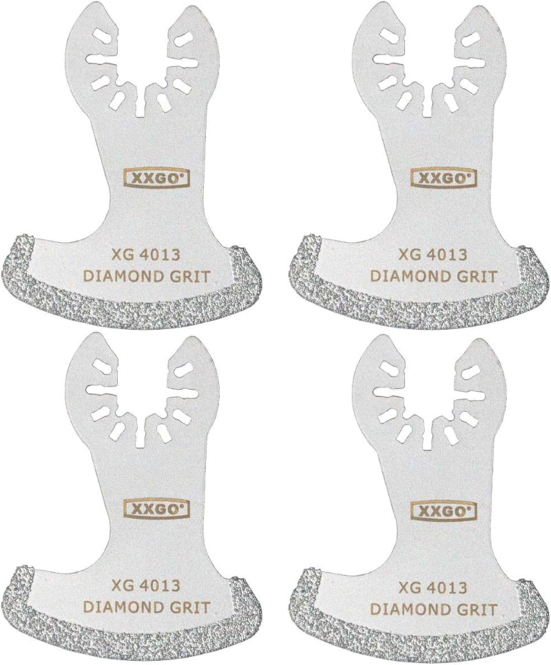 XXGO 4 Pcs Diamond Multitool Grout Removal Blades XG4001SU 1/8"