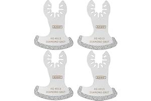 XXGO 4 Pcs Oscillating Multi Tool Diamond Segment Swing Grit Grout Blades XG4001S