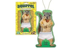 TOY ZANY Mcphee Squirrel Standing in Underwear Funny Air Freshener