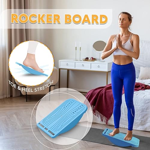 3-in-1 Adjustable Incline Slant Board for Calf Stretching Ankle