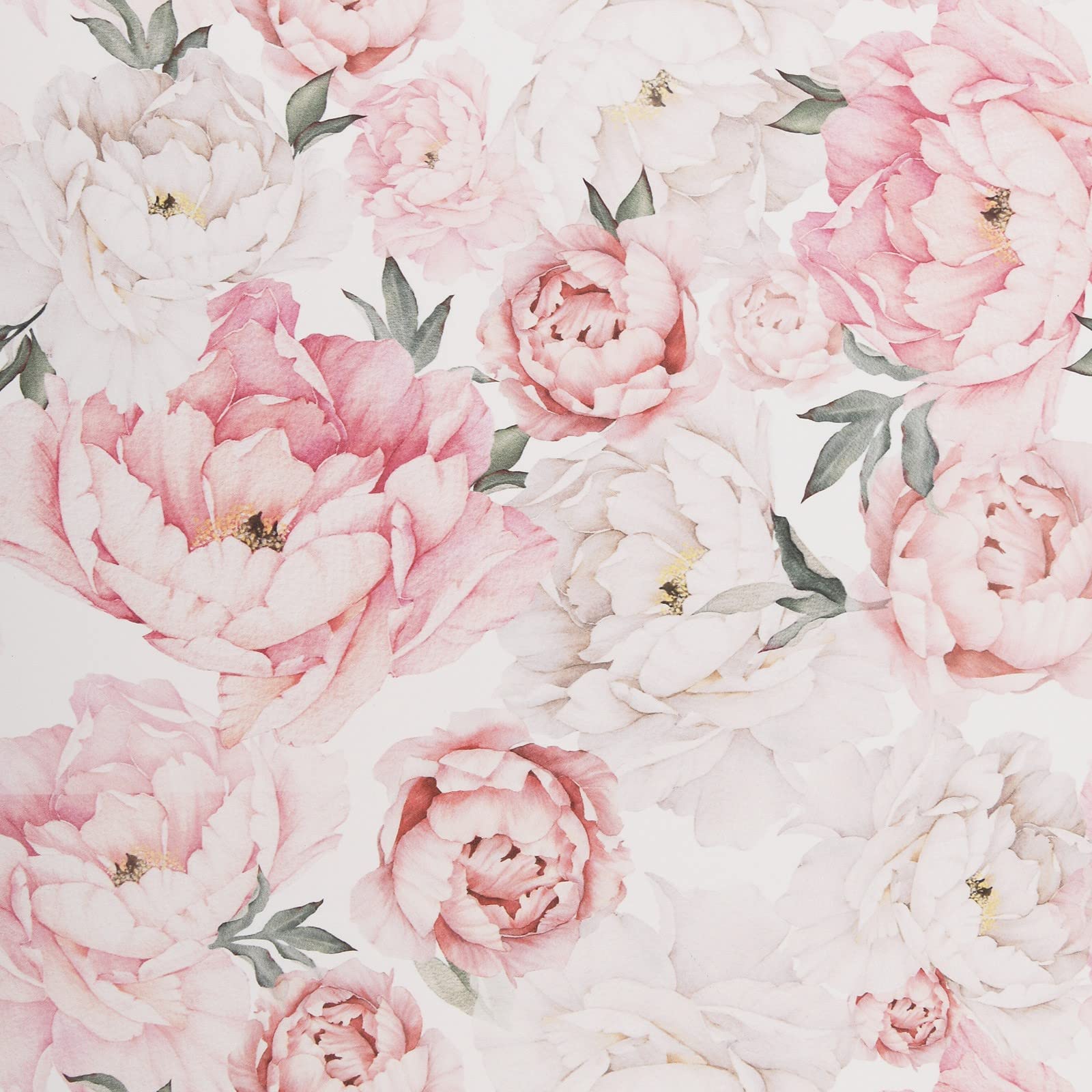 Photo 1 of Dvegort Floral Peel and Stick Wallpaper - Watercolor Self Adhesive Removable Vinyl Contact Paper for Decorative Bedroom Home Wall (17.7"x118.1")