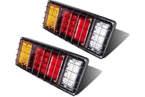 LIMICAR 40 LED Trailer Tail Lights Kit Waterproof, Truck Tail Lights with Reverse Turn Signal Brake Trailer Light Kit, Boat T