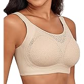 Xcutting Lace Women's Seamless No Underwire Bra Soft Wireless Comfort Bralettes Full Coverage Bralette Everyday T-Shirt Bra