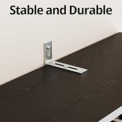 IRONCK Bookshelf with Door and 3 Drawers, 71in Tall
