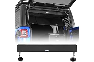 Hooke Road JL Overhead Storage Box MOLLE Panel for 2018-2025 Jeep Wrangler JL 4-Door Hardtop, Roll Bar Mount Lockable Toolbox