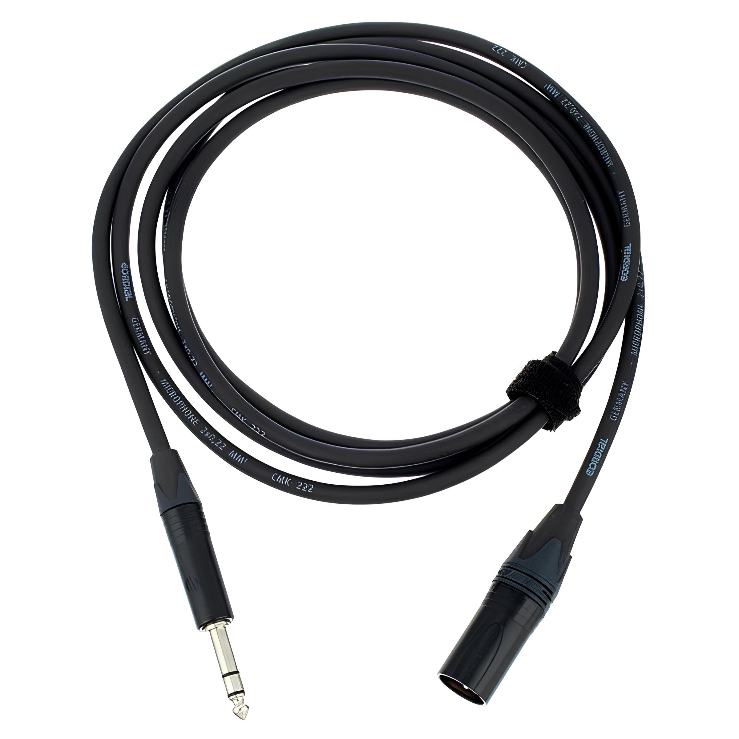 Cordial symmetrical jack connection, cable Pro Line, CPM 2.5 MV, 2.5 m XLR male, jack stereo